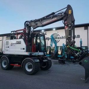 Mini-excavatrice sur chenilles HIDROMEK HMK 150 WR-5 100W en gros avec moteur KUBOTA et boîte de vitesses – Équipement de construction haute efficacité - Product Image 1