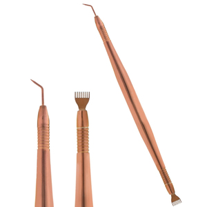 Nouvelle arrivée avec peigne bonne vente avec le meilleur fournisseur avec des outils de séparation des cils en acier inoxydable de forme incurvée - Product Image 1