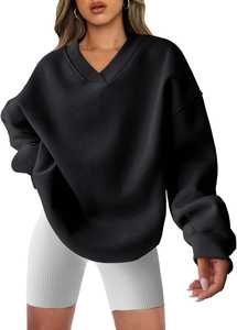 เสื้อฮู้ดทรงหลวมสำหรับผู้หญิงเสื้อฮู้ดแขนยาวแบบสวมหัวสไตล์ยุโรปและอเมริกาสำหรับฤดูใบไม้ร่วงและฤดูหนาว - Product Image 6