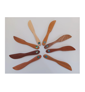 Couteau à gâteau en bois et beurre 100% Couleur bois naturel produit fait main produit le plus vendu artisanat naturel - Product Image 2