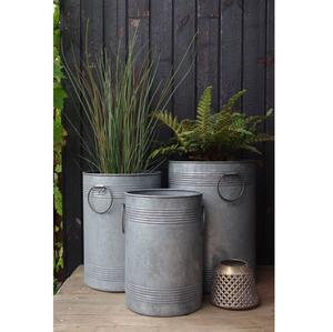 Forme de jardinière en fer galvanisé classique écologique personnalisable pour une utilisation quotidienne de longue durée pour le jardinage intérieur - Product Image 3