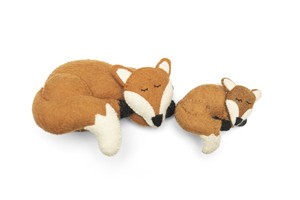 เข็มจิ้งจอกสีน้ำตาลผ้าสักหลาดนุ่มน่ารักปรับแต่งได้ใหม่นิวซีแลนด์ผ้าขนสัตว์ของเล่นการศึกษาตุ๊กตาสัตว์แรดของเล่นใหม่น่ารัก - Product Image 3