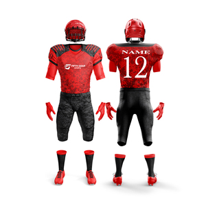 Uniformes de football américain Conceptions personnalisées Impression sublimée Séchage rapide Respirant Vente d'uniformes de football américain - Product Image 3