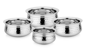 Juego de Platos de Acero Inoxidable para Servir Comida en Fiestas, Bodas y Eventos - Product Image 5