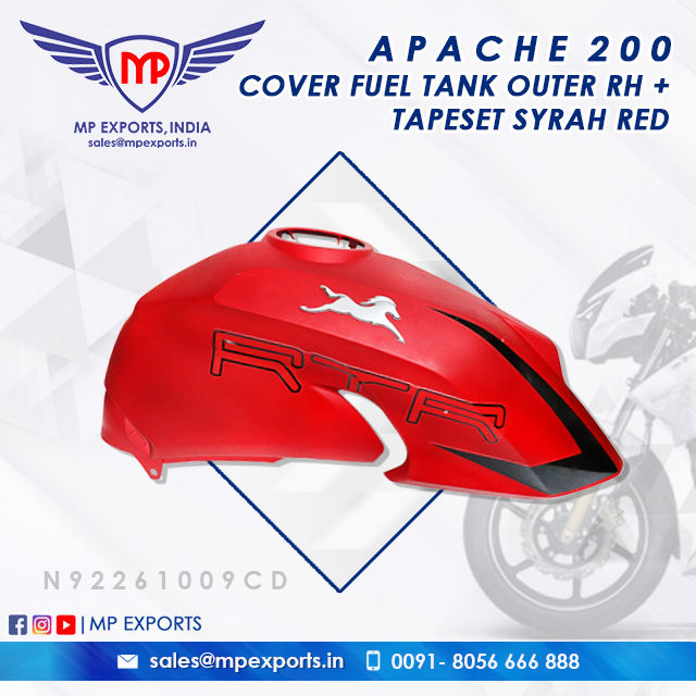 Rtr 200 4v Apache Rtr 160 4v Tank Cover Petrol Tank Rtr 200 Spare