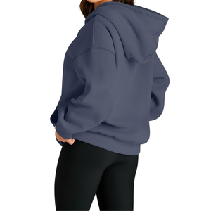 เสื้อสเวตเตอร์สวมหัวสวมหัวแบบมีฮู้ดผ้าคอตตอนขนแกะ100% สำหรับผู้หญิงเสื้อสเวตเชิ้ตปักคุณภาพสูงสวมใส่สบายระบายอากาศได้ดี - Product Image 6