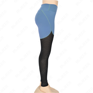 Leggings de yoga légers à taille élastique Pantalons de sport Leggings avec panneaux en maille pour les entraînements et les vêtements de fitness - Product Image 4