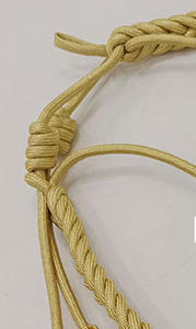 Cordón Mylar dorado de alta calidad, Aiguillette táctico, cordón de hombro uniforme de gran calidad para accesorios de uniforme táctico - Product Image 4