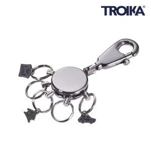 Portachiavi in Metallo Personalizzato con Insegna Brevettata, Articolo Promozionale Personalizzato - Product Image 1