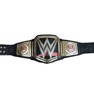 High Quality Undisputed Pro-Wrestling Championship Belt Customizable Gold-Plated <b>Zinc</b>-Alloy <b>Plates</b>-Genuine Leather Belt - Product Image 3