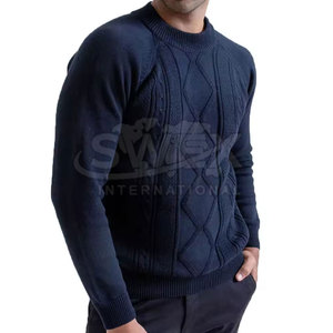 Chandails pour hommes en laine tricotée de haute qualité fabriqués au Pakistan, chandails pour hommes de qualité supérieure, vêtements décontractés, chandails surdimensionnés pour hommes - Product Image 1