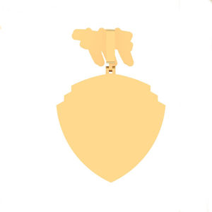 Pendentif et breloque de luxe en diamant cultivé en laboratoire Or 14K E Color Round Brilliant Cut VVS2 High Clarity Premium Hip Hop Jewelry - Product Image 4