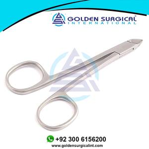 Ciseaux de soin des cuticules personnalisés, logo, meilleure qualité, acier inoxydable, dernier design, vente chaude, ciseaux de marque privée - Product Image 2