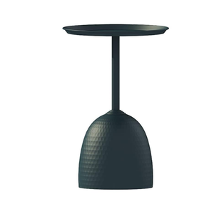 Mesa auxiliar decorativa sostenible, mesa auxiliar de mármol azul hecha a medida, muebles de Metal hechos a mano, mesa auxiliar - Product Image 4