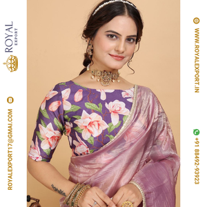 Nueva colección de Sari de diseño hermoso en Tarifa mayorista por Royal Export Surat - Product Image 4