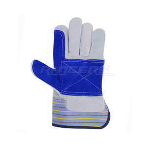 Gants de travail en cuir de vache fendu Sécurité d'hiver durable Fabricant de gros direct d'usine Gants de construction industrielle - Product Image 2