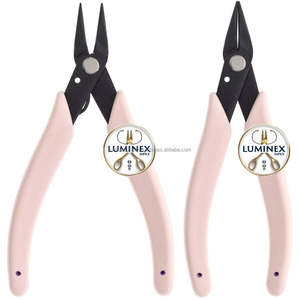 Pince à bec effilé de haute qualité 487 en acier inoxydable avec prise en main sécurisée pour les travaux d'artisanat fins, le bricolage, la fabrication de rouleaux (personnalisable) - Product Image 2