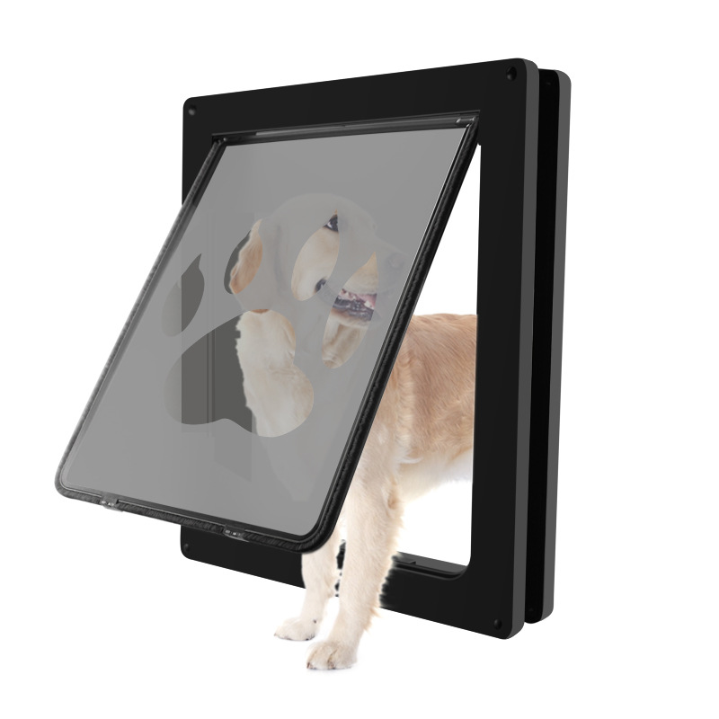 Dog Door for Patio Door Patio Pet Door Adjustable Metal Fence