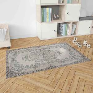 Tapis imprimé : Tapis de style vintage pour cuisine, salon, ferme, tapis en velours - Product Image 3