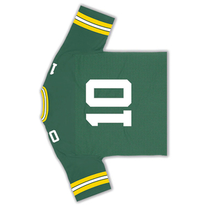 Vente en gros de maillots de football américain personnalisés maille à séchage rapide avec impression par sublimation manches courtes pour l'été et l'hiver prix bon marché - Product Image 6