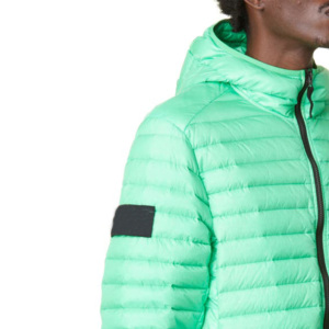 Vêtements en gros Vestes en peluche d'hiver pour hommes Streetwear à bulles zippées avec motif de lettres personnalisées - Product Image 5