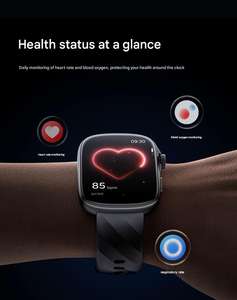 GTS10 สมาร์ทวอทช์ระบบแอนดรอยด์ ตัวเรือนเหล็ก วิเคราะห์การนอนหลับด้วย AI วัดอัตราการเต้นของหัวใจ วัดออกซิเจนในเลือด นาฬิกาสปอร์ต หน้าจอ LCD - Product Image 4