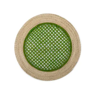 Alfombrillas decorativas de mimbre para el hogar, accesorios para restaurante, comedor, algas marinas - Product Image 1