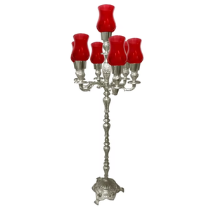 เชิงเทียนลายนูนรูปพายุเฮอริเคน7แขนสำหรับตกแต่งบ้านงานแต่งงานวันเกิดวันวาเลนไทน์ & วันคริสต์มาส - Product Image 3