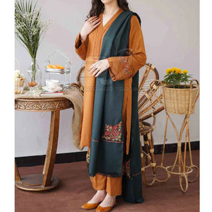 Costume de luxe 3 pièces, qualité supérieure, shalwar kameez 3 pièces pour femmes avec dupatta, taille adulte, sur mesure - Product Image 4