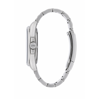 Montre de plongée 100m avec logo personnalisé, verre saphir double bombé, date, bracelet en cuir, mouvement automatique NH35 GS, pour homme, 181