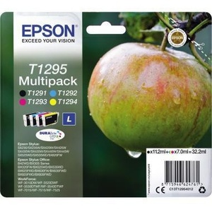 Accesorio Original Epson para Cartucho de Tinta T1295 Aprox. 380 Páginas Negras 460 Páginas Cian 330 Páginas Magenta 515 Páginas Amarillas - Product Image 1