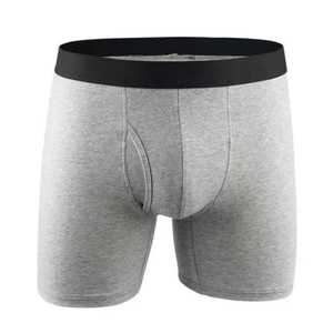 Calzoncillos bóxer de algodón para hombre de talla grande 2025, nuevo diseño, Bóxer elástico de Color sólido, ropa interior RTS para hombre, Bóxer cómodo para hombre - Product Image 3