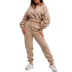 ชุดวอร์มเล่นกีฬามีฮู้ดสำหรับผู้ชายทรงแบ็กกี้พิมพ์ลายน้ำหนักเบา2ชิ้นโอเวอร์ไซส์ - Product Image 4