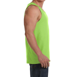 Venta al por mayor 100% poliéster cómodo sin mangas camisetas sin mangas de secado rápido transpirable hombres camisetas sin mangas mejor diseño OEM personalizado OEM - Product Image 3