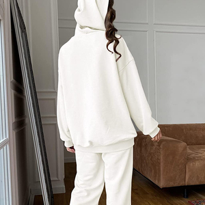 Chaud dernier Style personnalisé couleur unie femmes survêtement fabrication meilleure qualité Fitness Joggers en gros vêtements d'hiver survêtements - Product Image 5