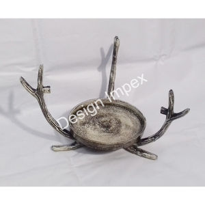 เชิงเทียนตกแต่งคริสต์มาส งานแฮนด์เมด รูปทรงเขากวาง ทำจากอะลูมิเนียม ราคาโรงงาน - Product Image 5