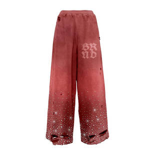 Conjunto Deportivo de 2 Piezas con Diseño Personalizado al Por Mayor, Pantalón Deportivo Acampanado, Ropa de Buena Calidad, 400GSM, Estilo Vintage - Product Image 5