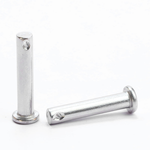 Goupille à tête plate en acier inoxydable 304 avec trou M3 M4 M5 M6 M8 M10 M12 M14, goupille de centrage cylindrique pour roulement GB882 - Product Image 1