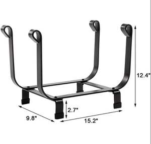 Best Quality Solid Iron <b>Log</b> Rack in Heavy Duty Design With Black Finished Perfect <b>for</b> Household Sunrise <b>Fireplace</b> Accessories - Product Image 5