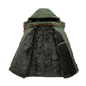 Chaqueta Parka Otoñal para Hombre 2025, Diseño Largo y Transpirable con Capucha, Cierre de Cremallera, Resistente al Viento, Lona de Alta Calidad de Pakistán - Product Image 3