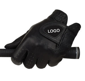 Gants de golf en cuir de cabretta personnalisés pour hommes, logo personnalisé, haute qualité, couleur personnalisée gauche/droite, design personnalisé, sports marginaux - Product Image 1