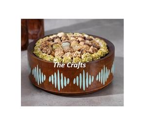 Bol à dattes en bois, taille et forme personnalisées, vaisselle de cuisine, bol à chocolat pour accessoires de table - Product Image 4