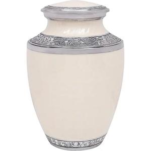 Urnas humanas de Metal con acabado antiguo para adultos, recuerdo de cenizas funerarias, urnas humanas de Metal Vintage hechas a mano para memoria - Product Image 3