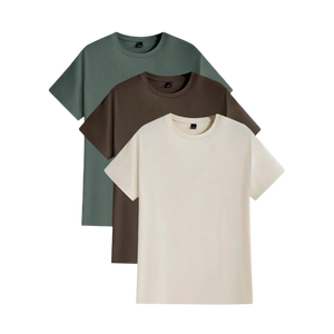 Camisetas de Hombre para Verano, de Secado Rápido, Transpirables, 100% Algodón, Cuello Redondo - Product Image 1