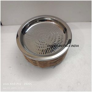 Olla de Metal hecha a mano de alta calidad para servir alimentos para el hogar, cocina, restaurante, calentador de alimentos, cazuela, olla caliente - Product Image 3