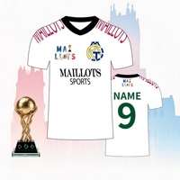 Colección de Camisetas de Fútbol Estilo Español Premium, Camiseta de Fútbol Profesional, Múltiples Diseños, Suministro al por Mayor de Fábrica
