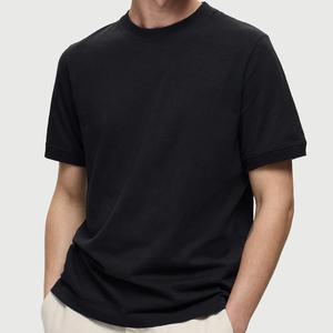 T-shirts personnalisés haut de gamme Off-White en polyester-spandex 240G avec bordure contrastante durable - Product Image 4