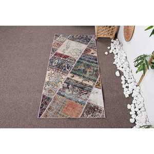 Alfombra de 2,2x4,7 pies, Alfombra Turca, Alfombra Oriental de Lana Azul Vintage - Product Image 1