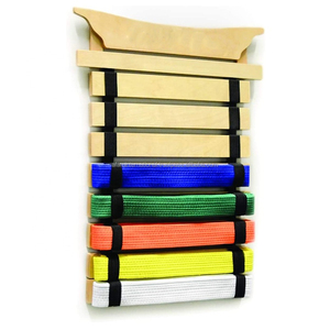 เข็มขัดศิลปะการต่อสู้แบบกำหนดเองเข็มขัดสีดำคาราเต้เทควันโด - Product Image 4