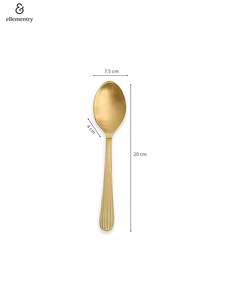 Ensemble de cuillères en laiton faites à la main pour la salle à manger, la cuisine et la vaisselle, ensemble de cuillères en laiton traditionnel pour la cuisine et la table à manger indiennes - Product Image 5